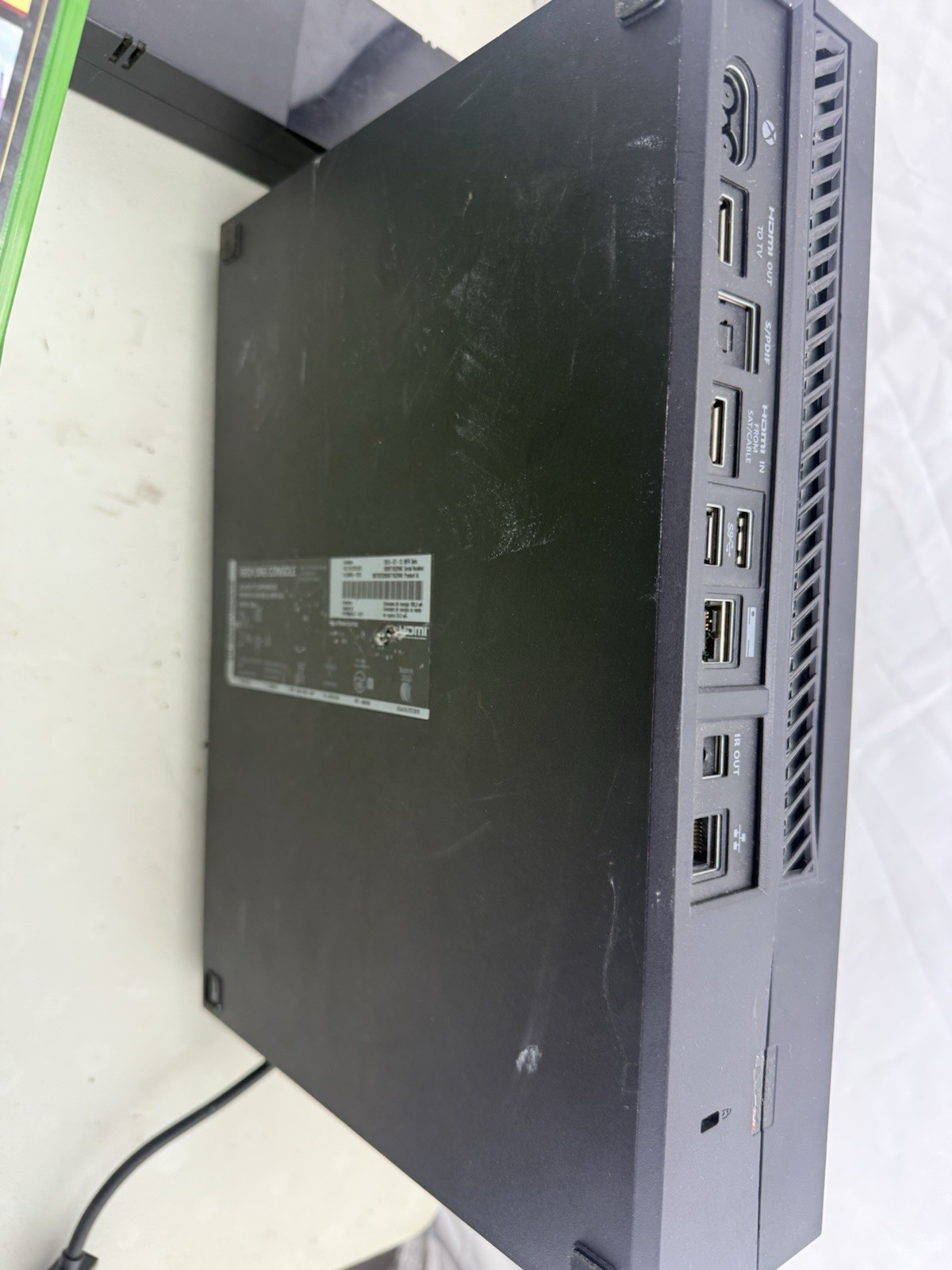 Xbox One Gaming Console Bundle With 14 Games & Power Supply Works Good !!!