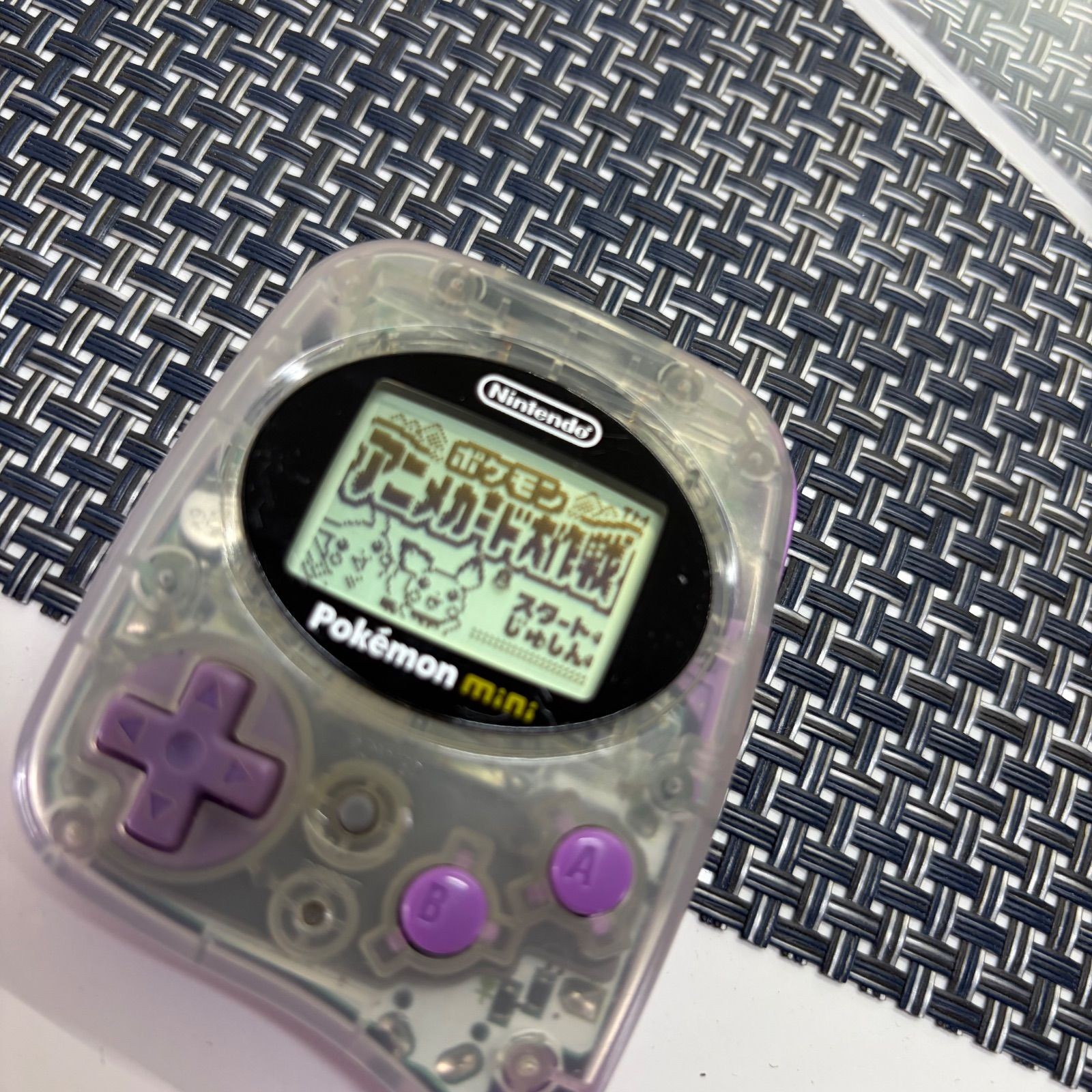 Nintendo Pokemon mini Console Smoochum Purple MIN-001 US English Ver