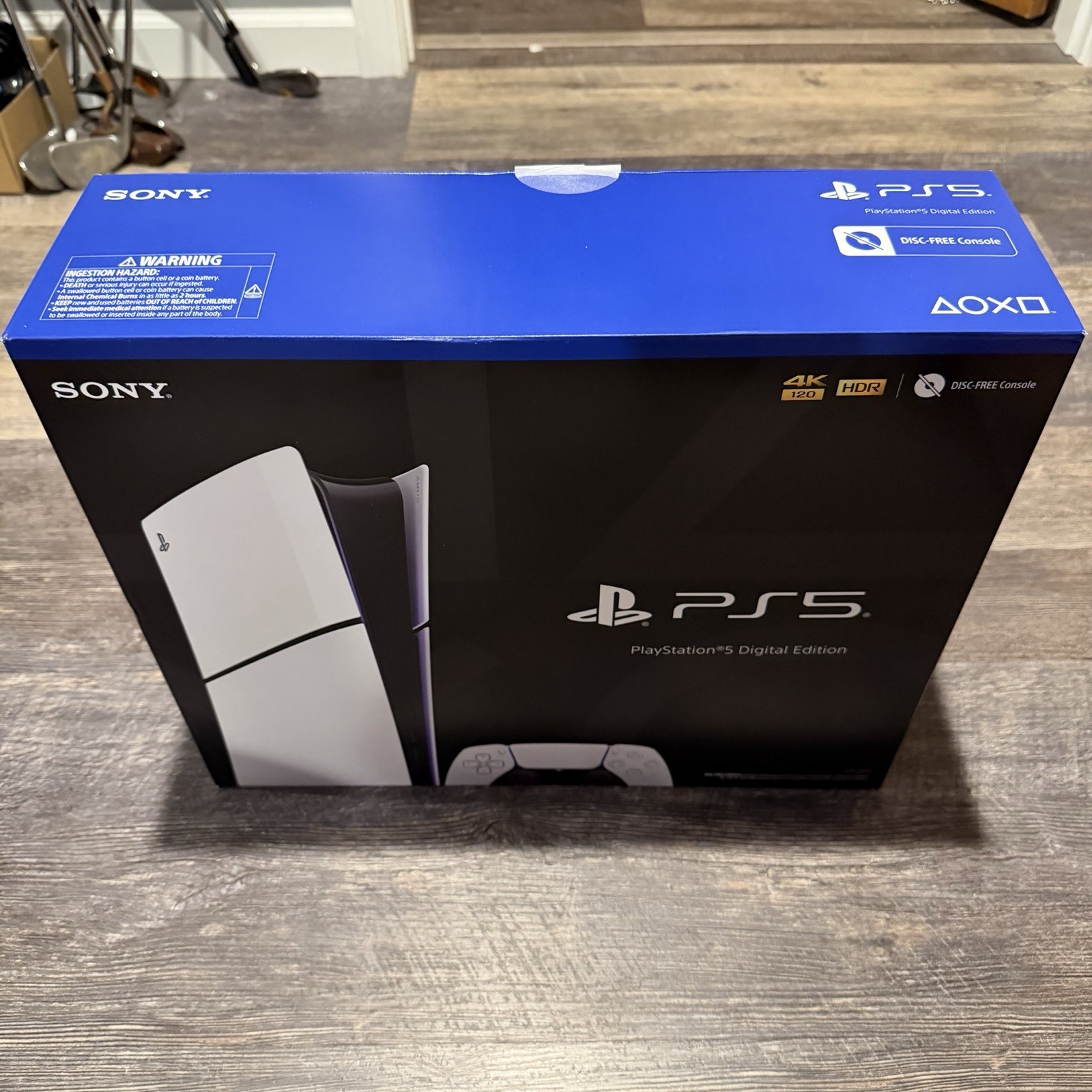 Sony PlayStation 5 Slim 1TB Console Digital 4K HDR White Black New GTA 6 Gaming