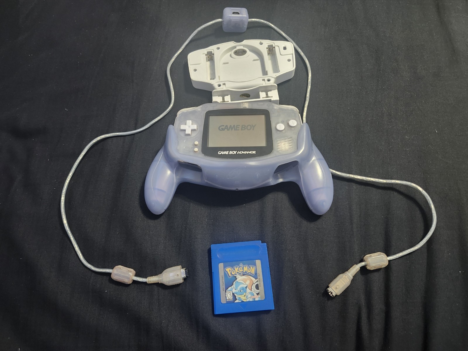 Nintendo Game Boy Advance No Battery Cover (AGB-001) + Intec Accessories Tested