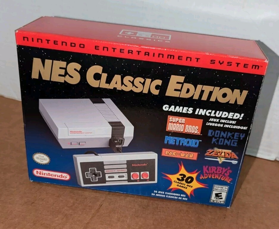 Authentic Nintendo Classic Edition NES Mini Game Console USA