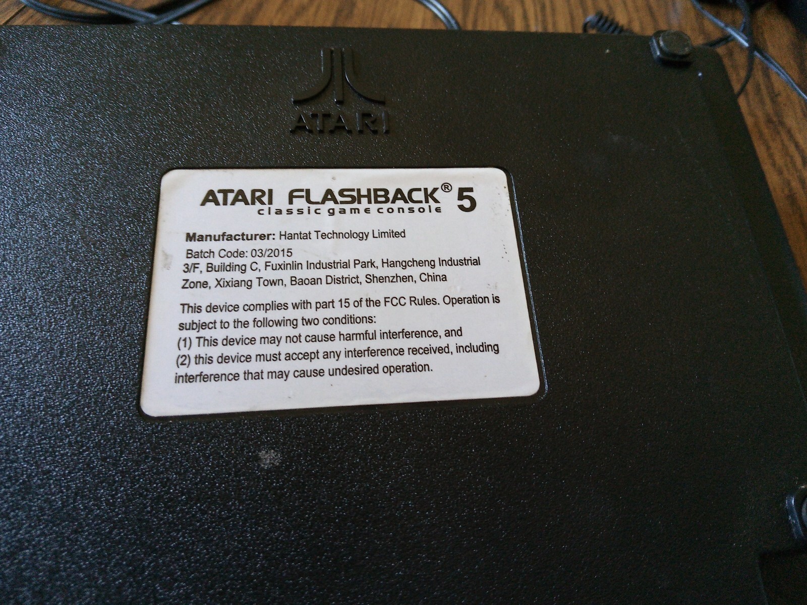 Atari Flashback 5 With One Wireless Controller