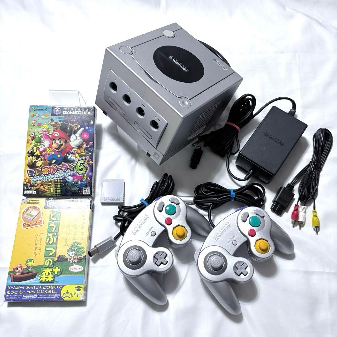 Nintendo GameCube DOL-101 Silver Console Set Japanese Ver Used Tested