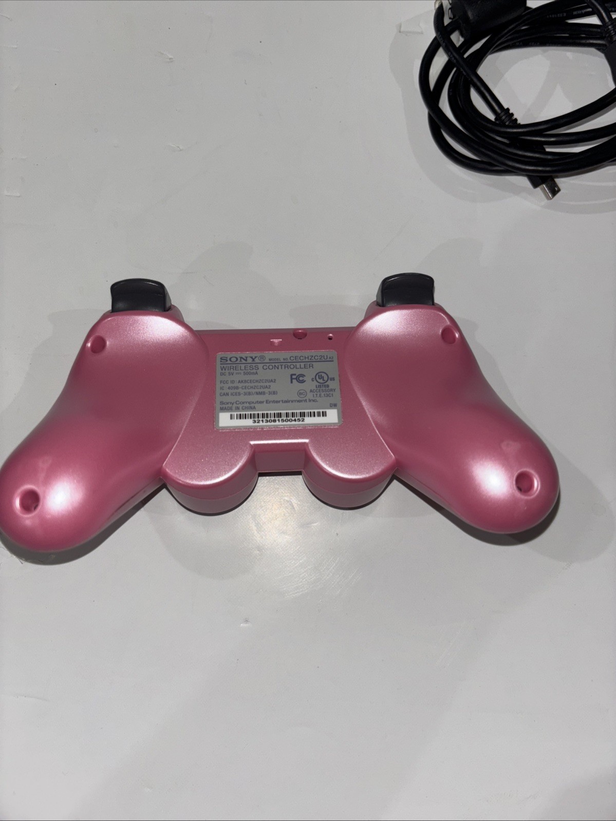 Sony PlayStation 3 Console PS3 Blue Console CECH-4201B Blue And Pearl Pink Cont.