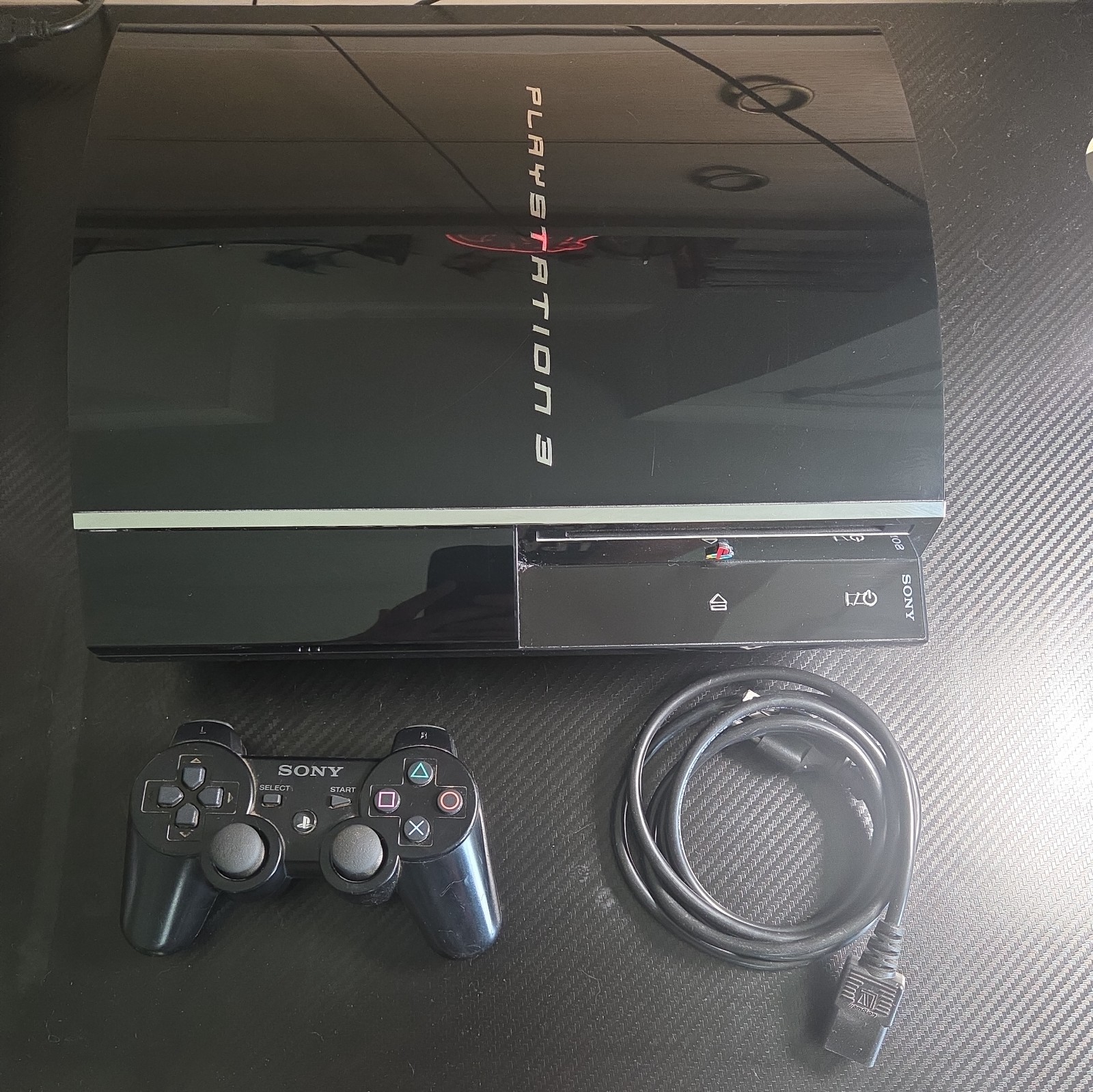 PlayStation 3 PS3 CECHE01 80GB Backwards Compatible Console – Tested –