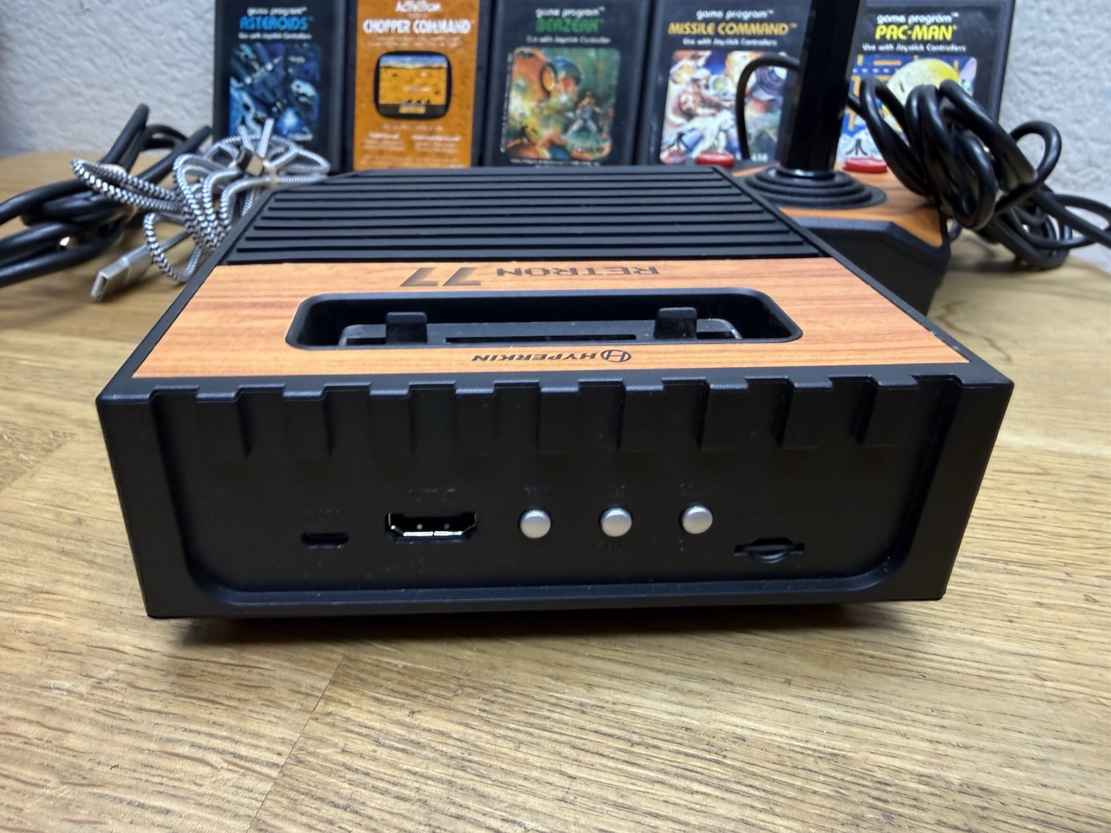 Hyperkin Retron 77 Video Game Console – Atari 2600 Clone Bundle With Games