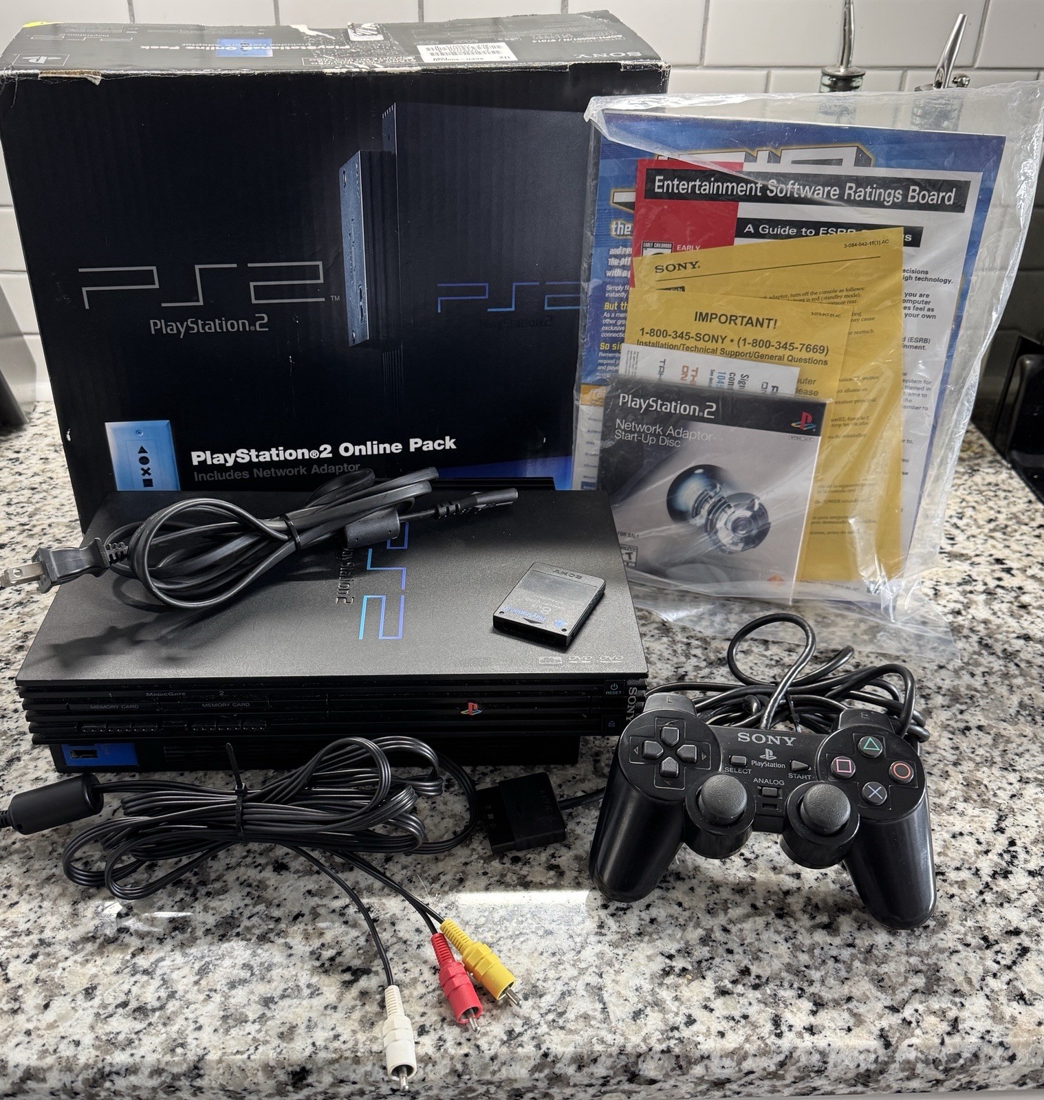 Sony PlayStation 2 PS2 SCPH-50001 Boxed Tested Working Matching Serials
