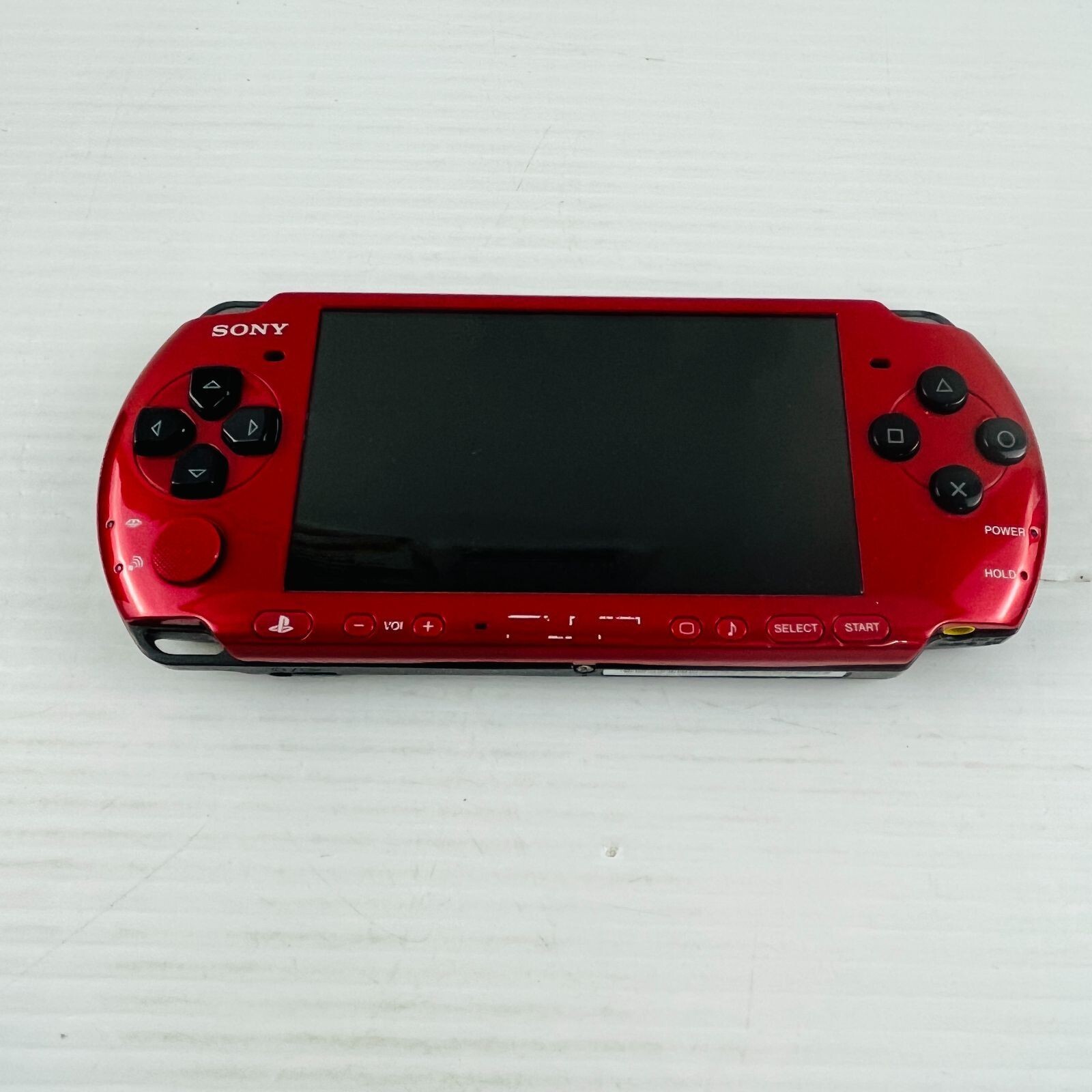 PSP 3000 Value Pack Red & Black with case box Japan Game Console Tested Working