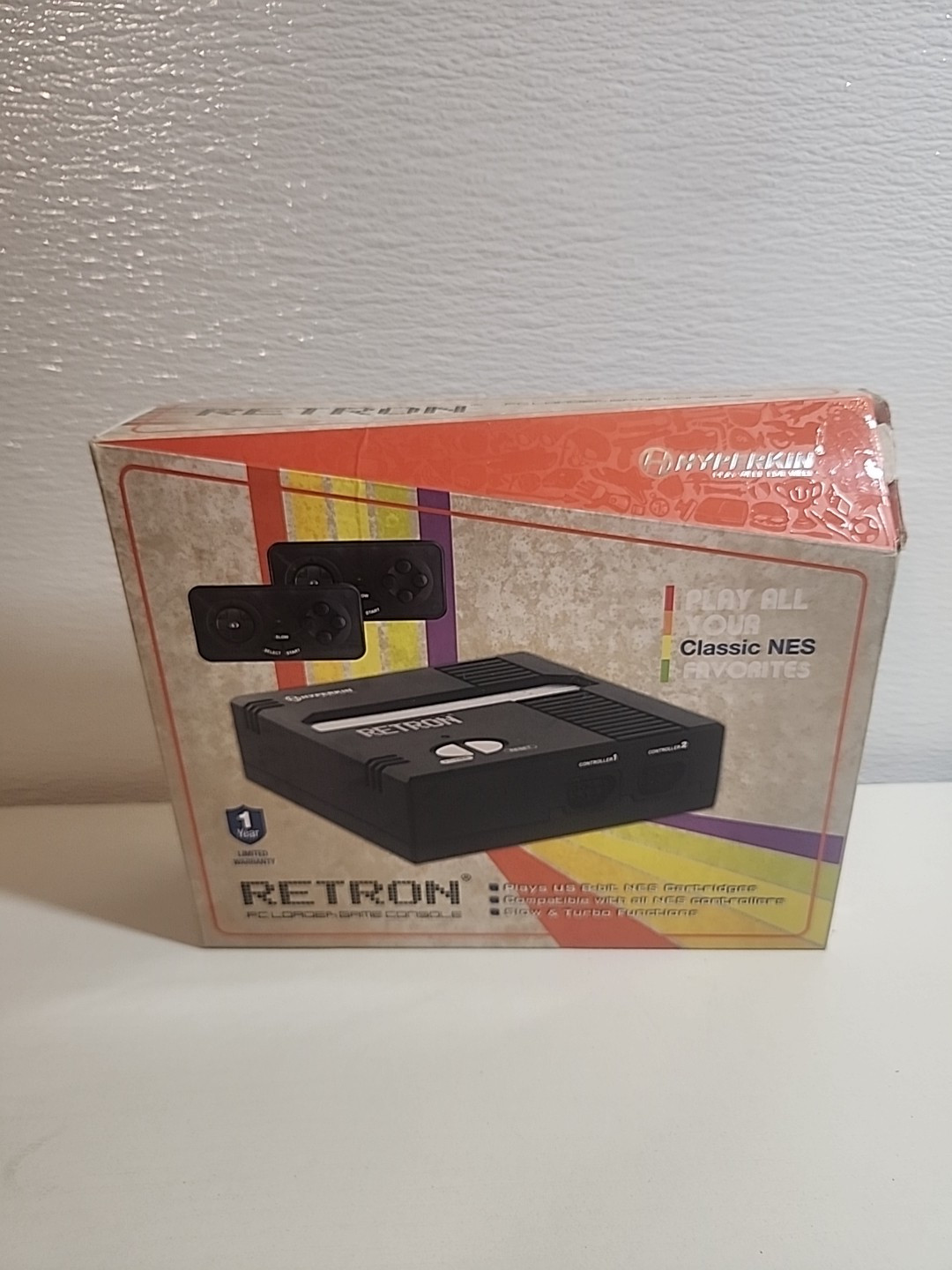 Hyperkin Retron Nintendo NES Edition Black Console Missing Av Cable