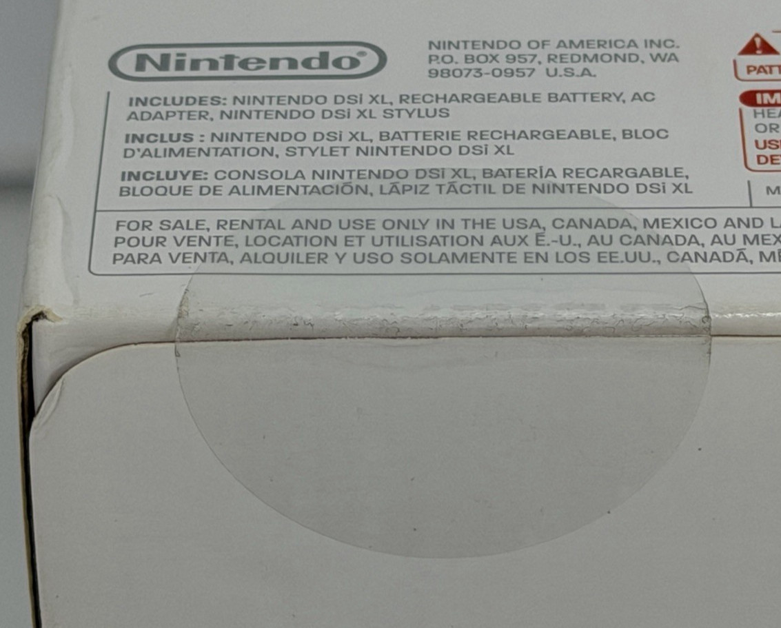 Nintendo DSi XL Bronze Launch Edition – FACTORY SEALED – Handheld Console * Rare