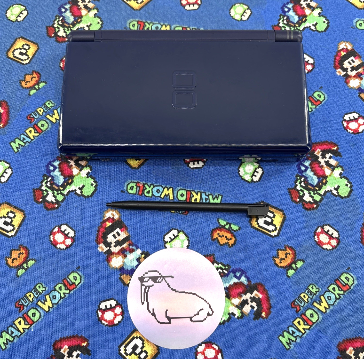 Nintendo DS Lite Enamel Navy JPN EXCLUSIVE USG001 | Region Free | Tested Works 1
