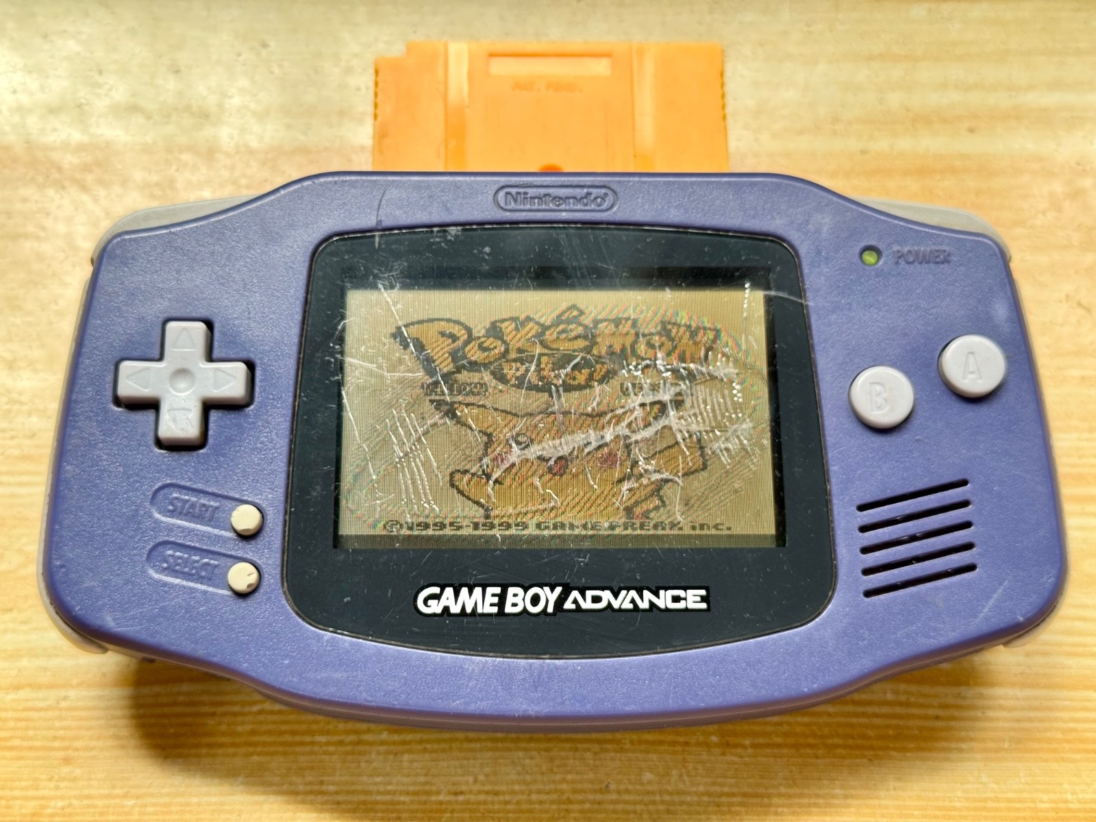 Nintendo Gameboy Advance AGB001 Cobalt Indigo Blue Handheld System Console GBA