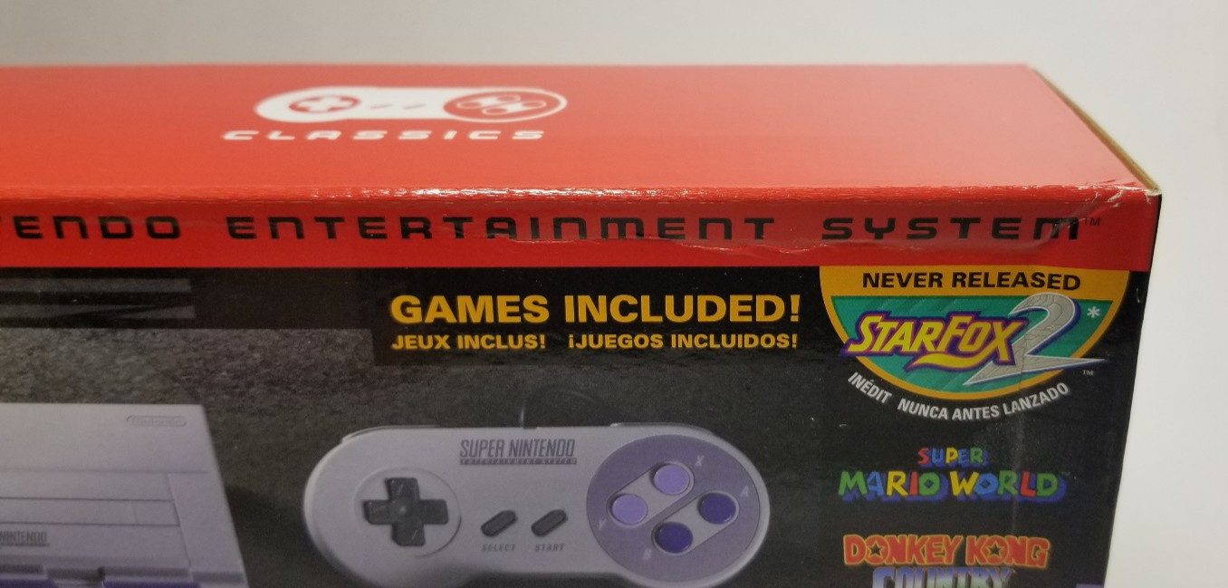 Super Nintendo Classic Mini Authentic SNES Entertainment System 21 Games NEW