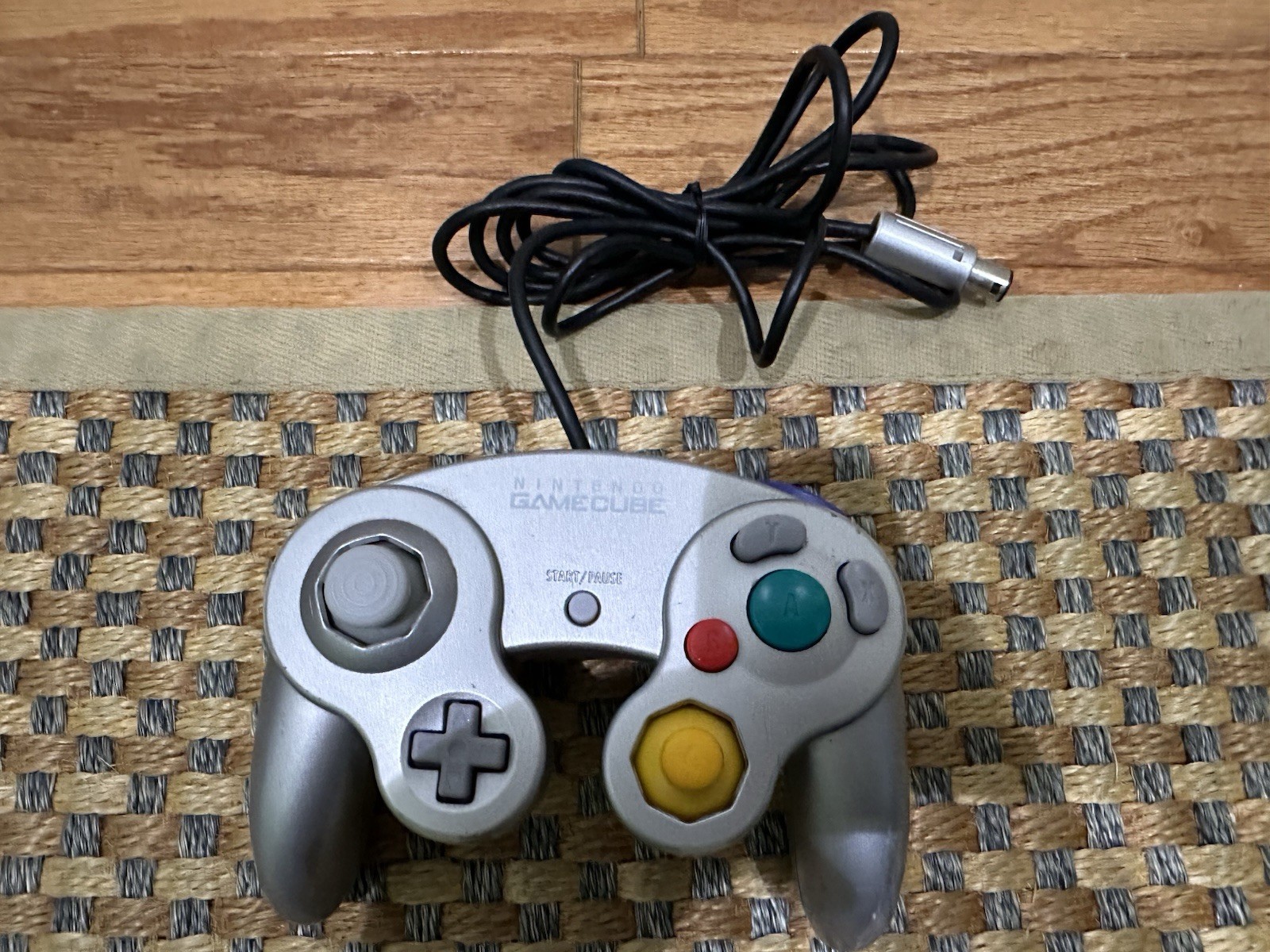 Nintendo GameCube Console Cables Controller Bundle Platinum DOL-101 100% Working