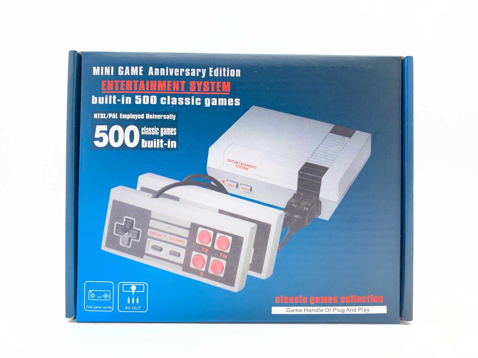 Nintendo NES Mini Game Anniversary Edition 500 Classic Games, Not Tested