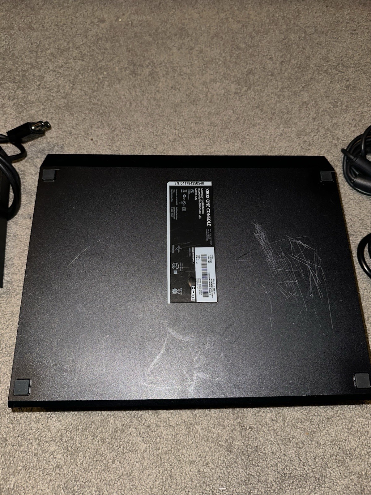 Microsoft Xbox One 365 GB Console Black Custom Camo Skin