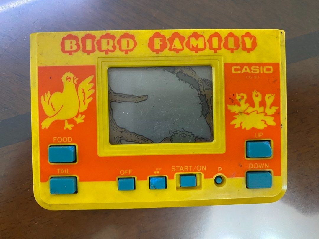 Vintage Casio Bird Family CG-93 Handheld Game Working* Condition Japan Year 1985