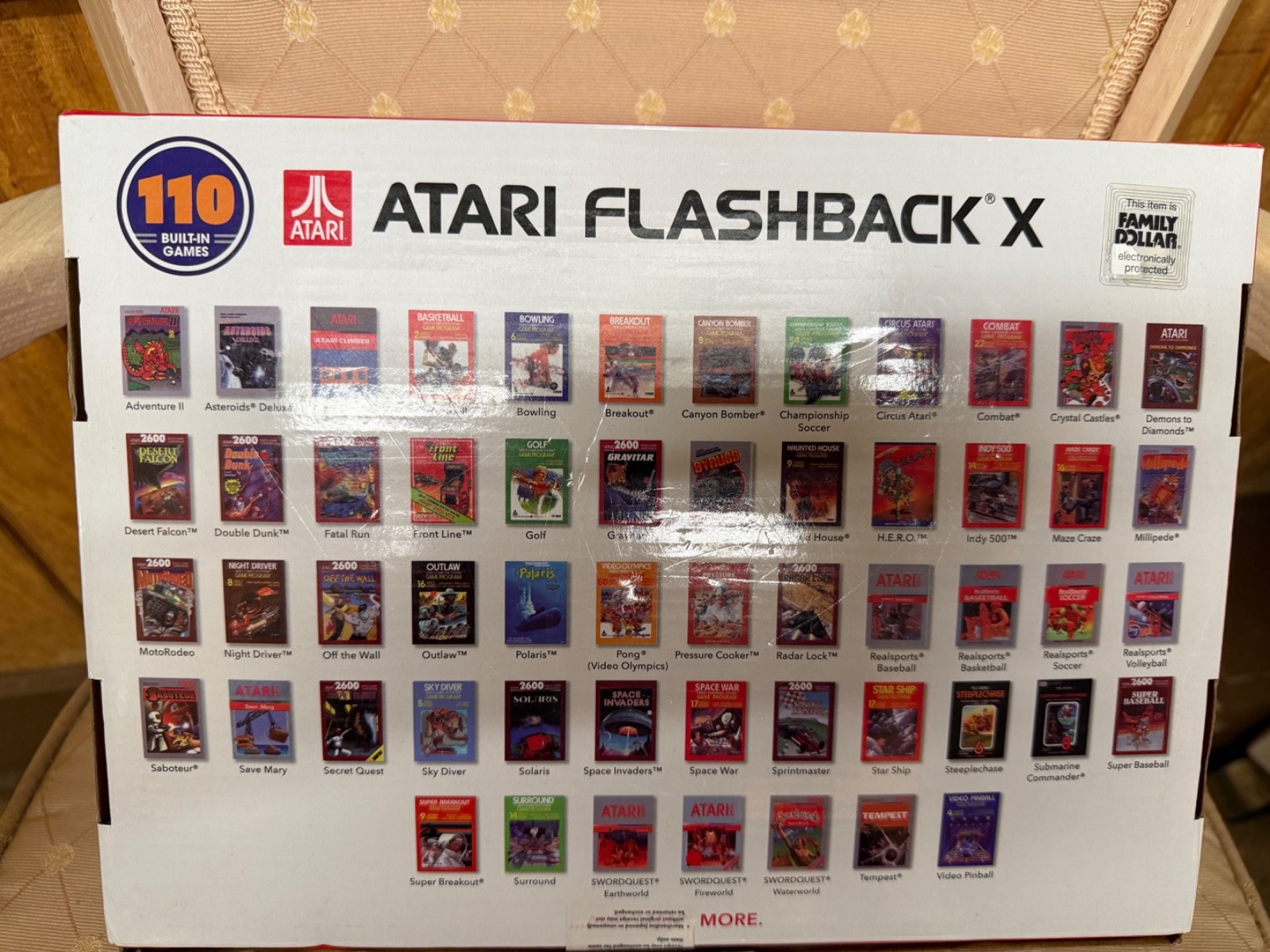 ATARI FLASHBACK X Game Console 110 Built in Games