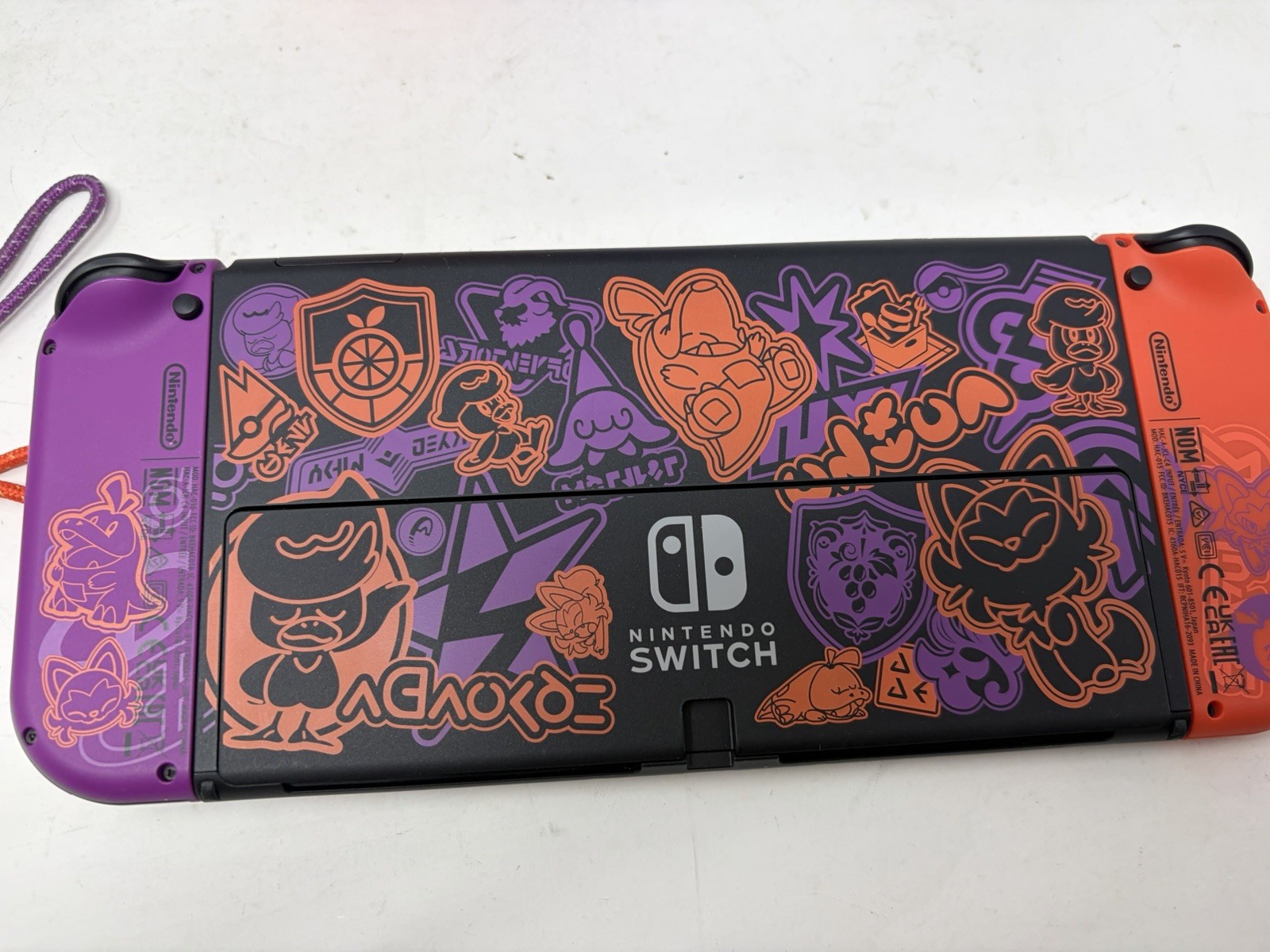 Nintendo Switch (OLED Model) HEG-001 Pokémon Scarlet & Violet Edition – 64GB…