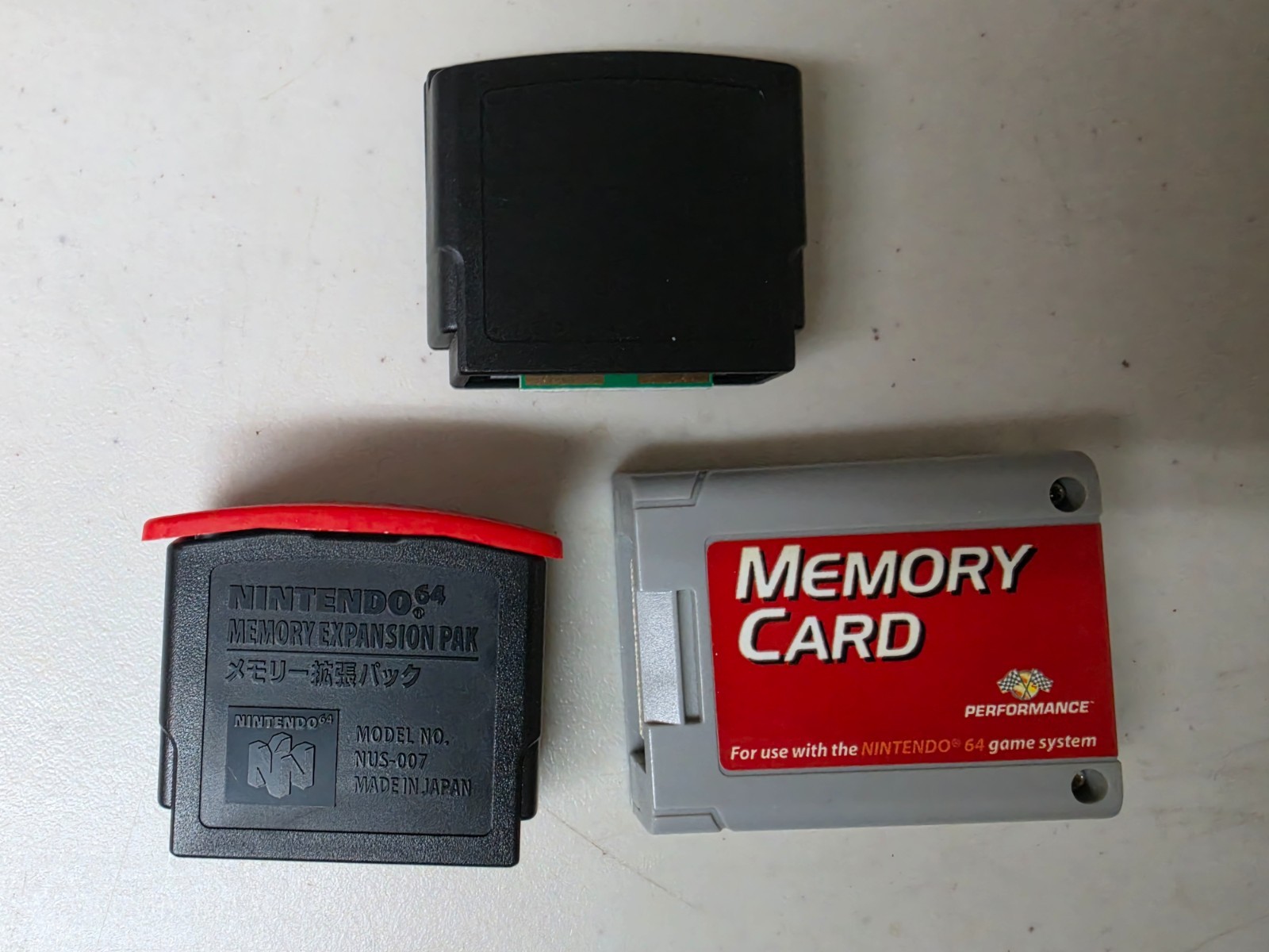 Nintendo 64 Console Bundle N64 Cords Controllers Memory Card and Expansion Pack