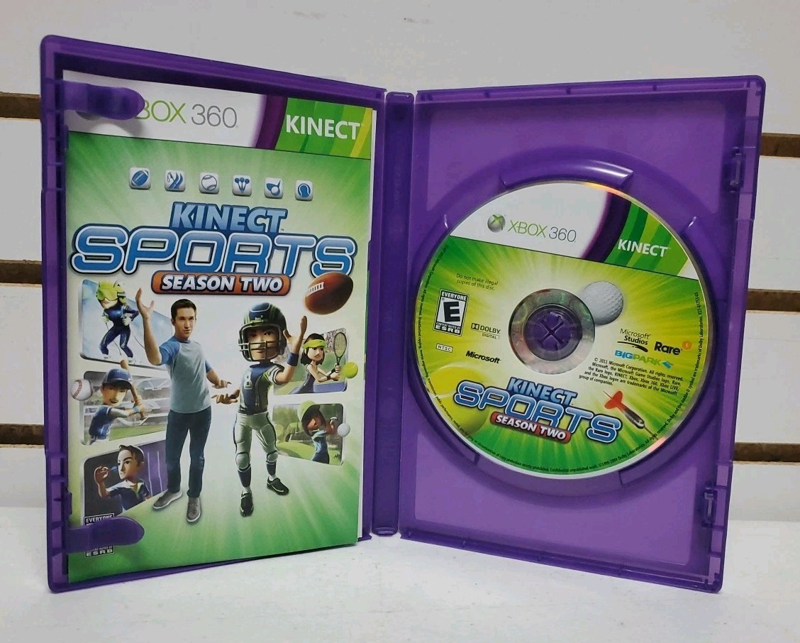 Xbox 360 Kinect Sensor Bar Bundle w/Games – Tested & Works – Lot #2 *READ*