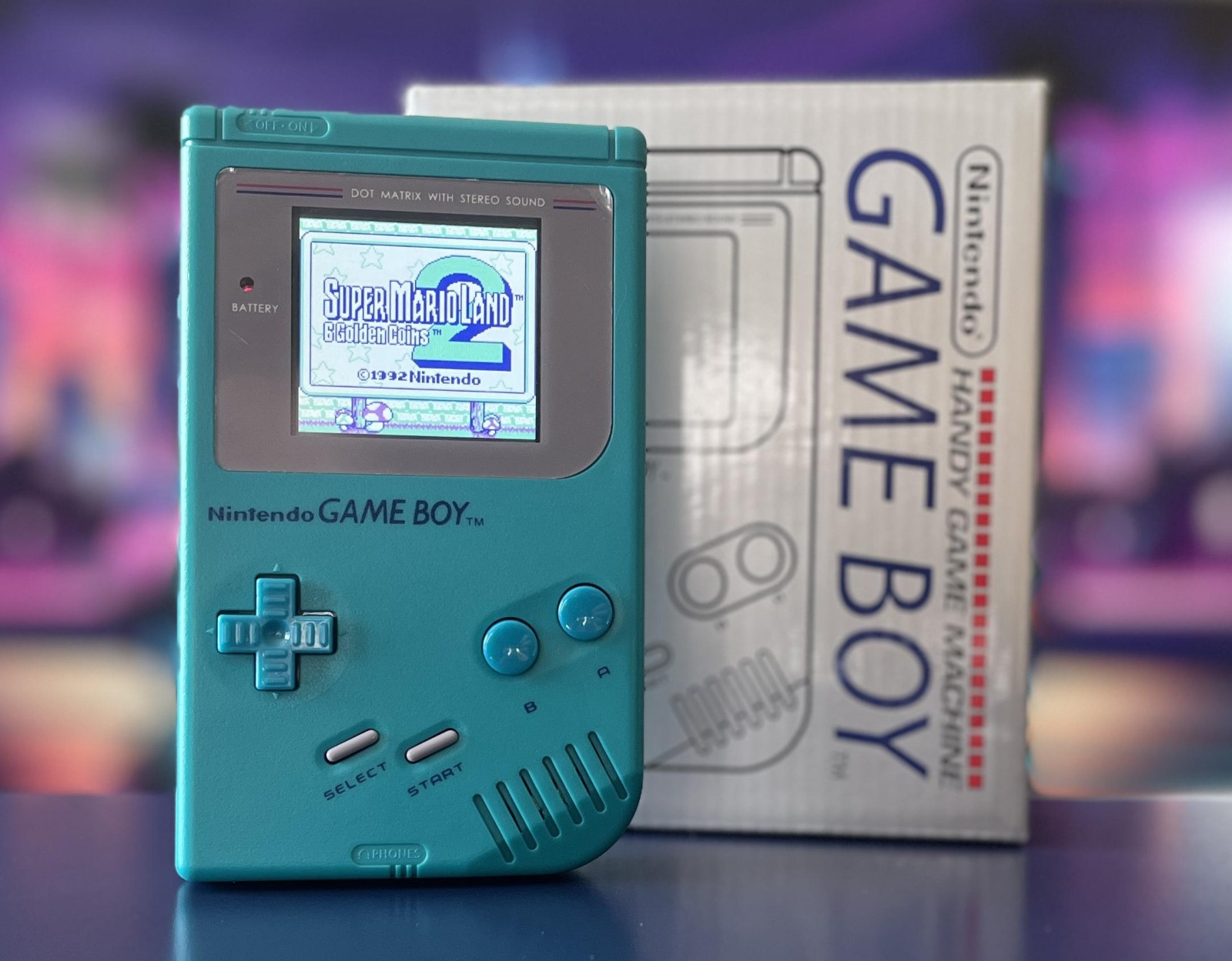 Original Nintendo Game boy (Gameboy) DMG w/ IPS Teal Color