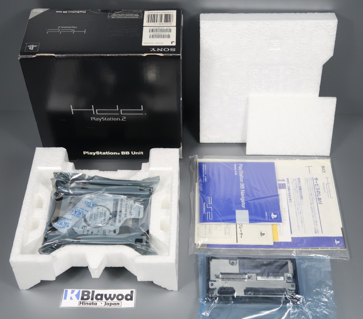 SONY PS2 Playstation 2 HARD DISK DRIVE SCPH-10400 40GB New Black Case F/S