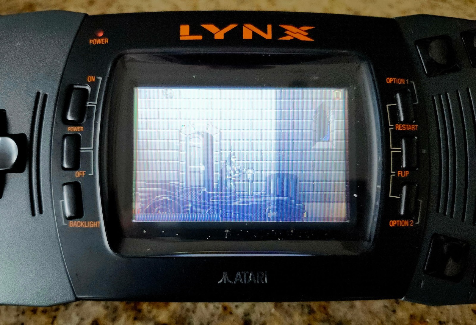 Atari Lynx II Handheld Game Console with Batman Returns Tested and Working