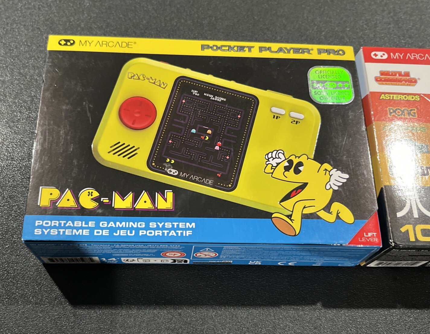 My Arcade Atari Pocket Player Pro Portable Video Game System Games And Pac-Man