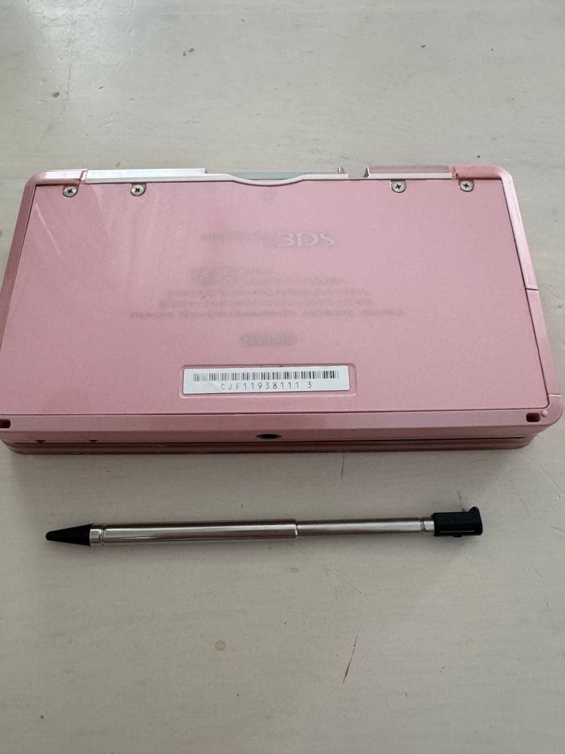 3DS/2DS/DS Nintendo 3Ds Main Unit Misty Pink Operation Confirmed Cassette Japan
