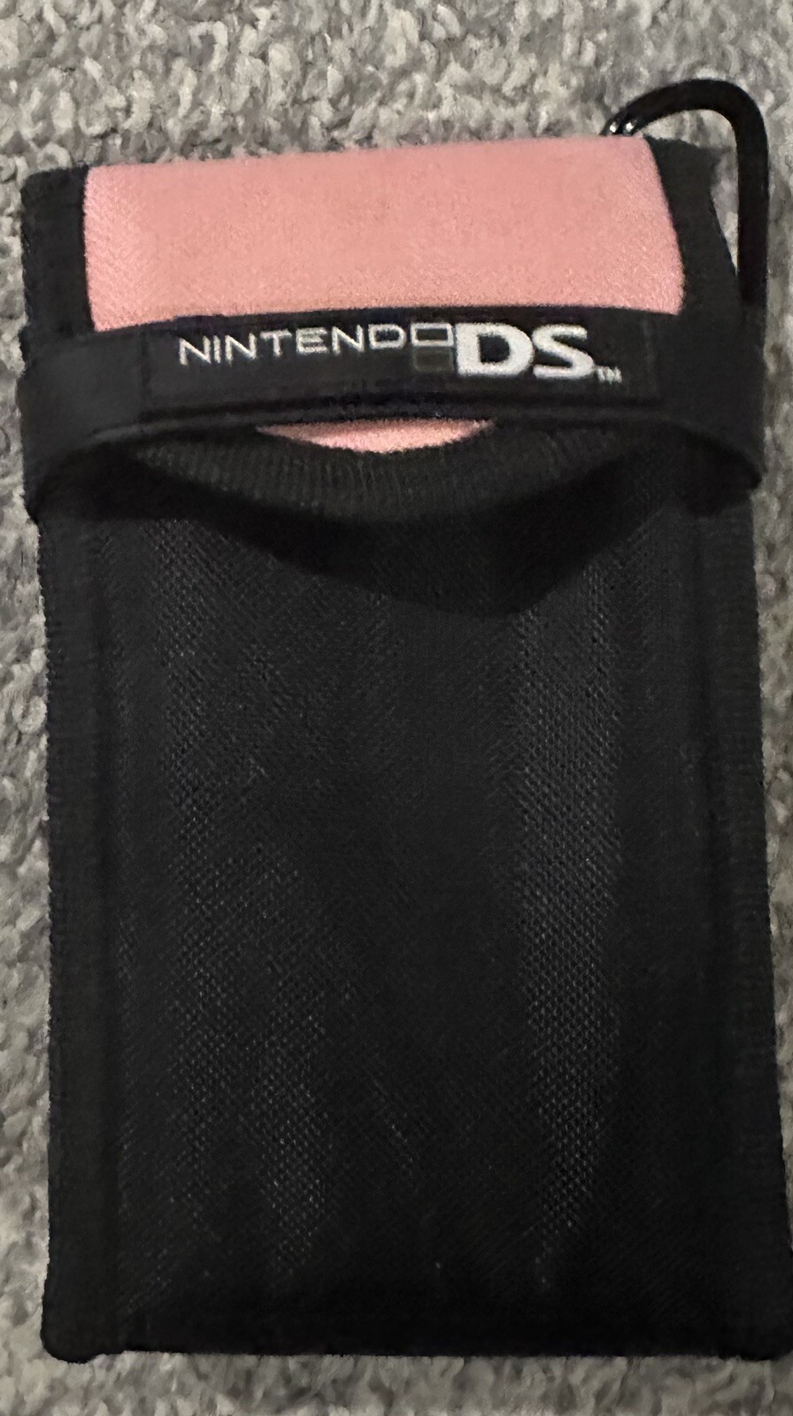 Nintendo DS Lite Bundle Lot Metallic Pink Console, 19 Games And Carrying Case