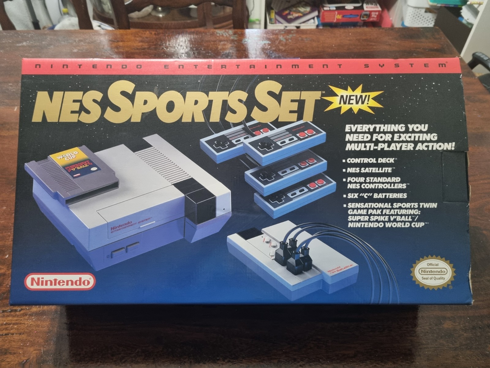 Nintendo NES Sports Set Console Bundle BRAND NEW OPEN BOX