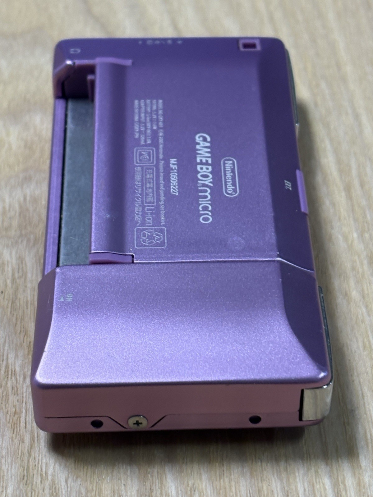 Nintendo Game Boy Micro Purple Console Charger Tested Working Japanese