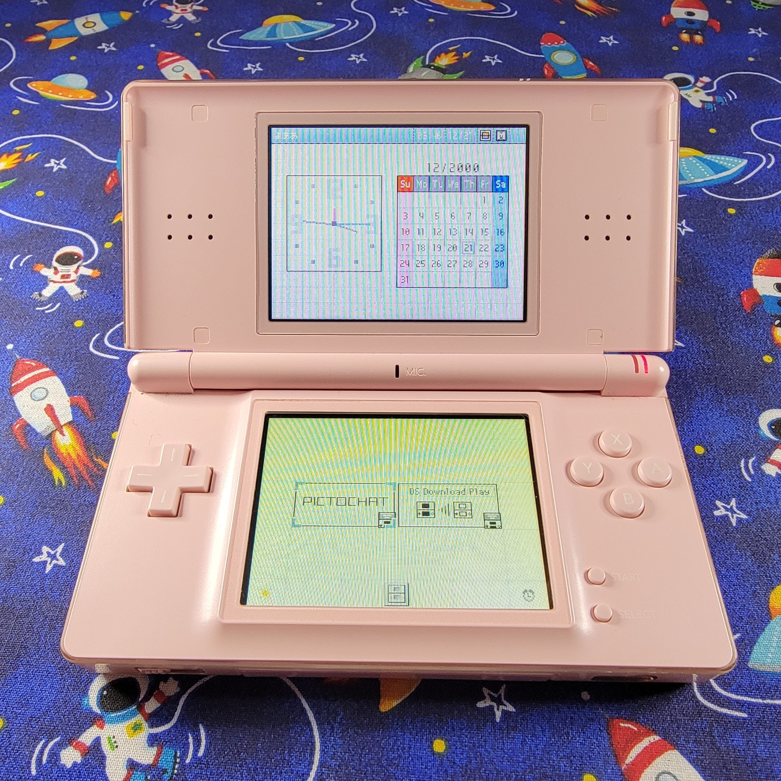 Nintendo DS Lite Handheld Console – CORAL PINK / VERY NICE- TESTED With Chargers