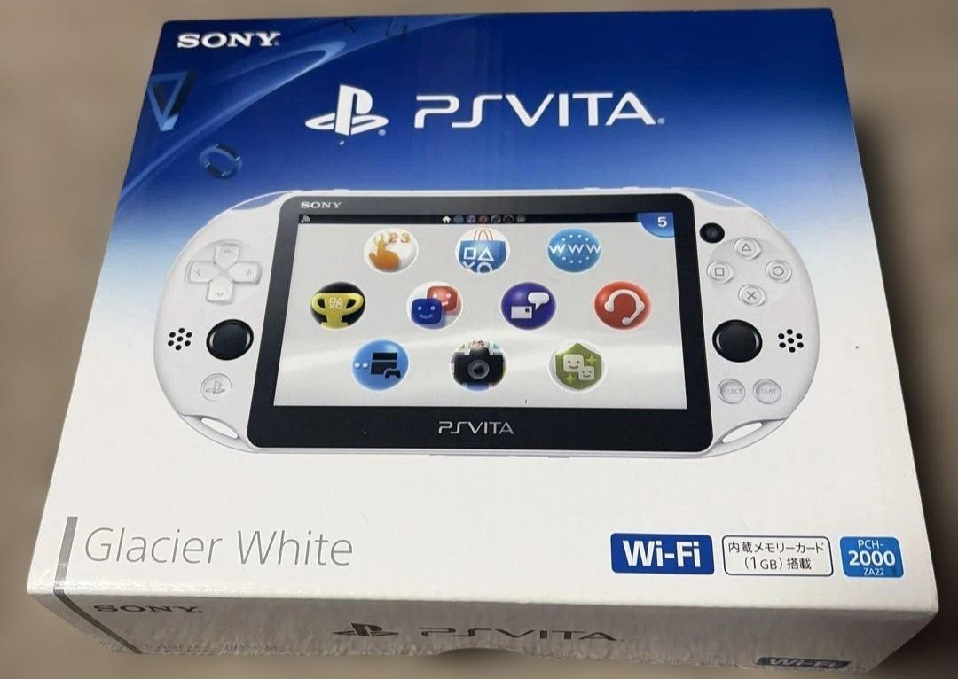 Playstation PS Vita Wi-Fi model PCH-2000ZA22 Glacier White Used From Japan