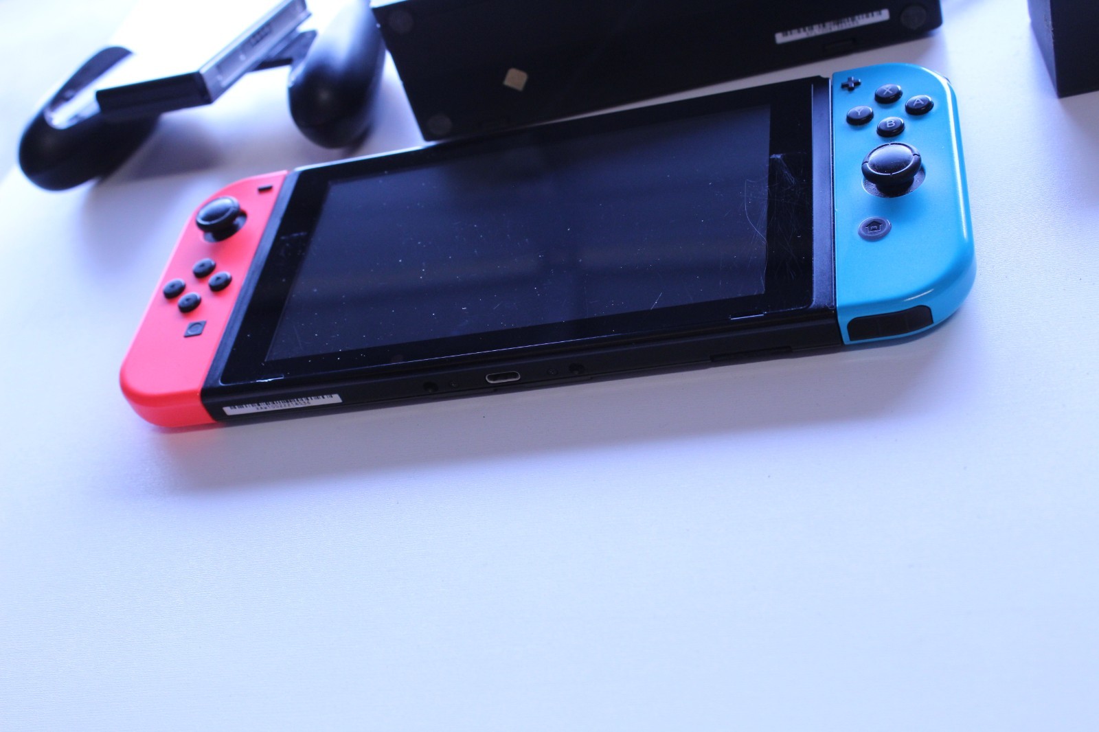 Nintendo Switch HAC-001 Console With Dock and Charger