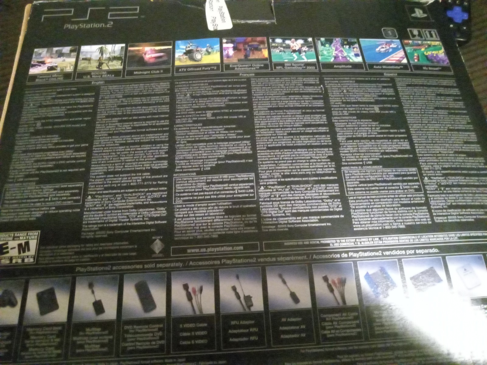 Playstation 2 Online Pack Includes Network Adaptor With Instructions