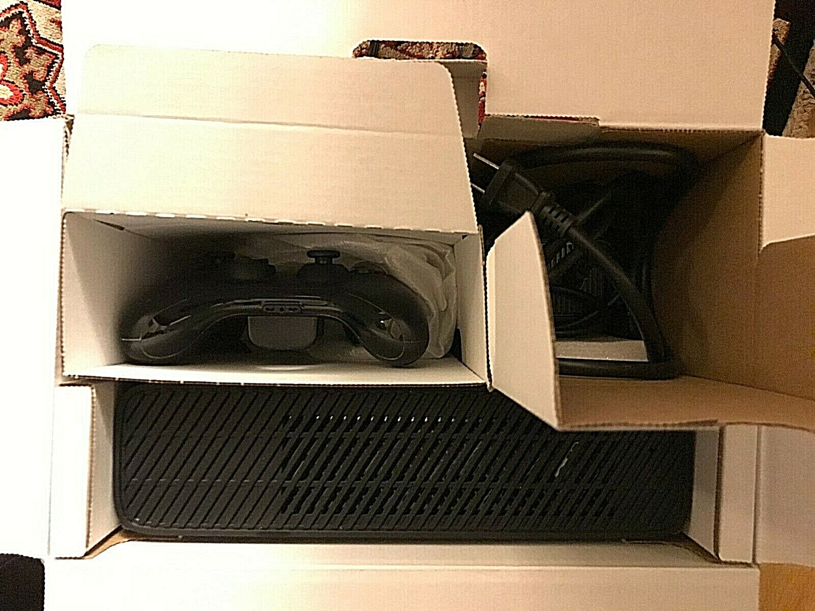 Microsoft Xbox 360 4GB Black Console + Two Wireless Controllers and Power Cord