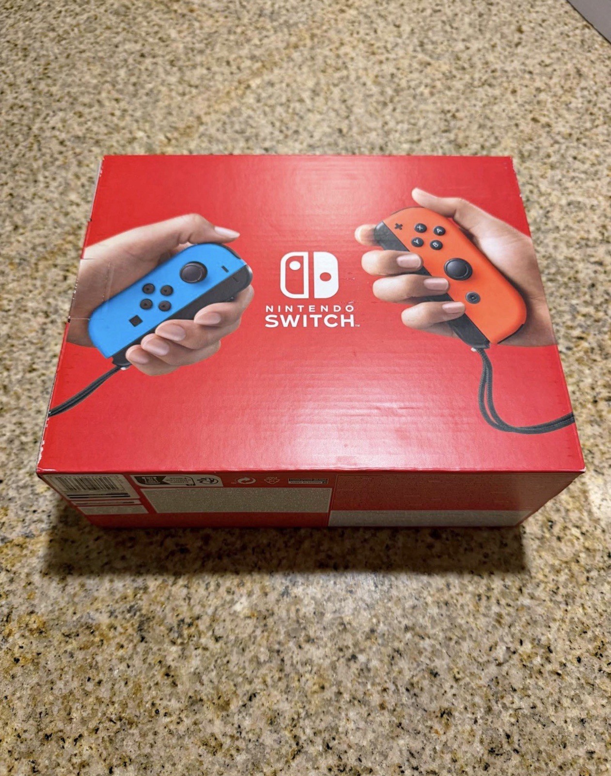 Nintendo Switch Console Neon Red & Blue Joy-Con Multicolor HDMI