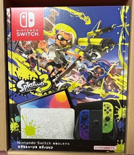 NEW Nintendo Switch Console OLED Model Splatoon 3 Edition HEG-S-KCAAA from Japan