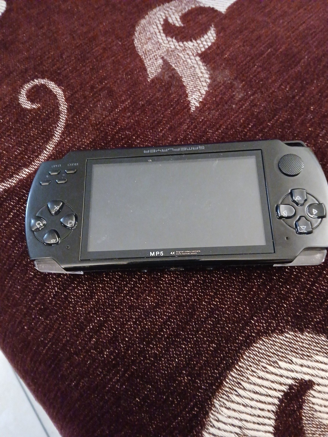 MP5 Black Game Player 4.3-Inch Screen Handheld Console Not Tested