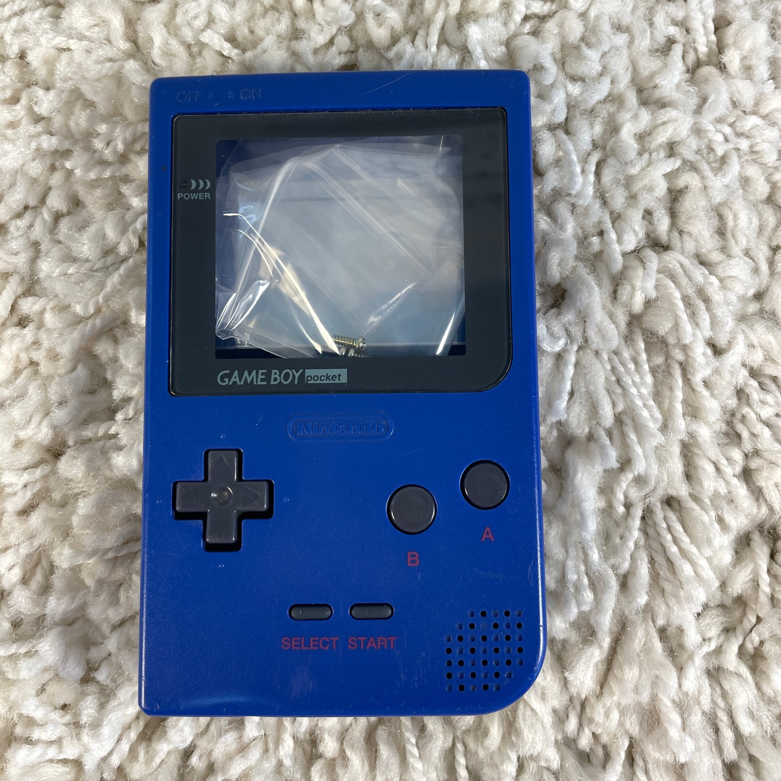 Nintendo Game Boy Pocket Blue Handheld System MGB-001 OEM Shell Only