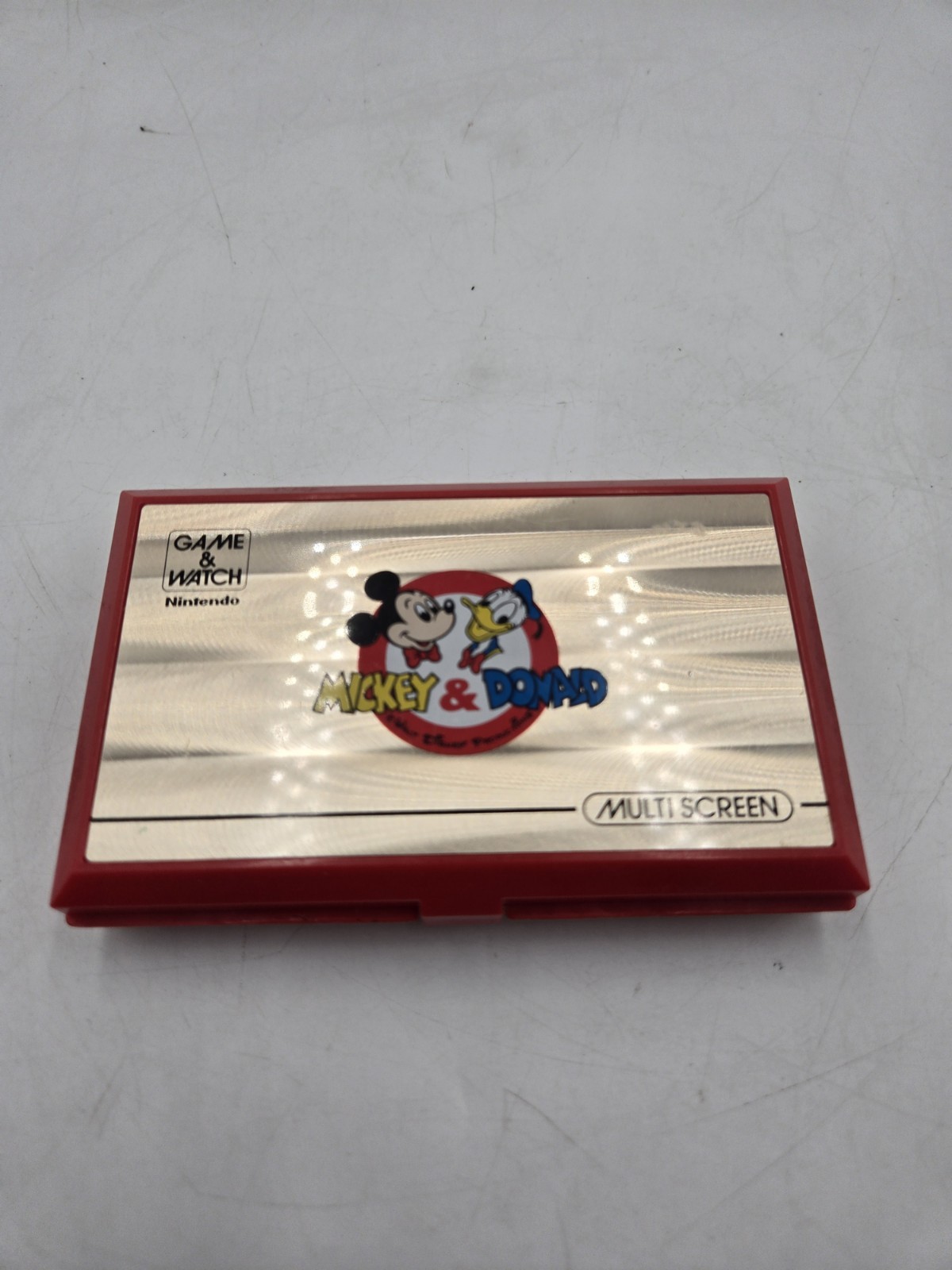 Nintendo Game Watch MICKEY & DONALD Multi Screen DM-53 Tested & Working 1982