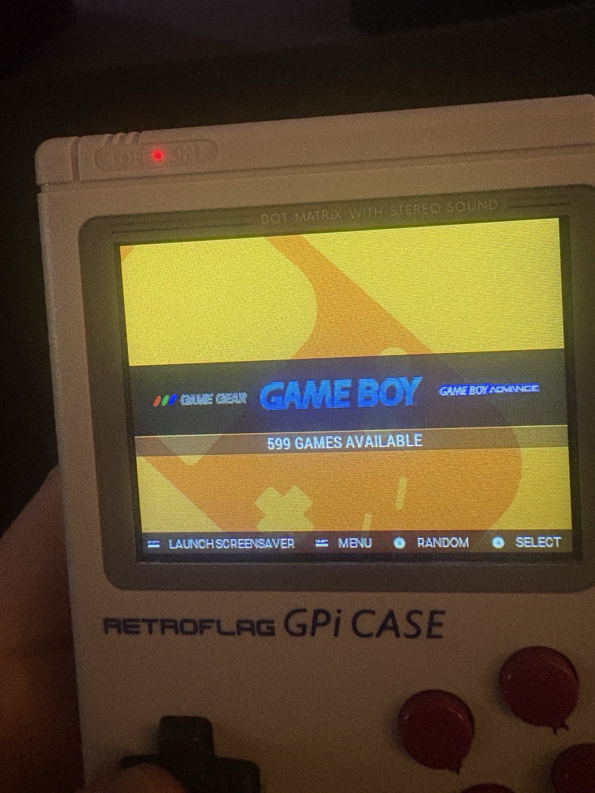 RETROFLAG GPi Case Handheld Emulator Raspberry Pi Zero 32GB SD Card. (See Desc)
