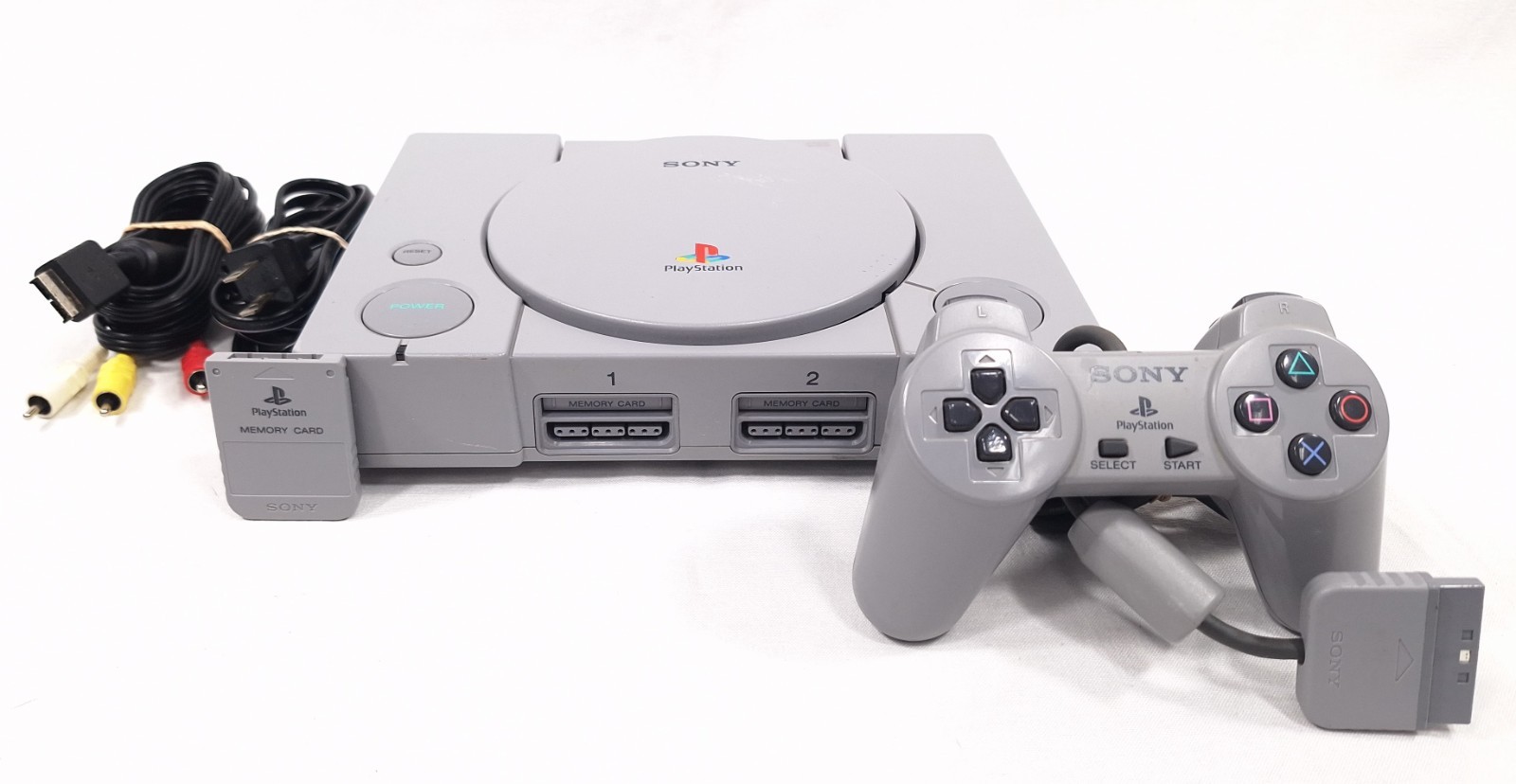 Sony PlayStation 1 SCPH-9001 PS1 Video Game Console W/ Controller & Cables 39793