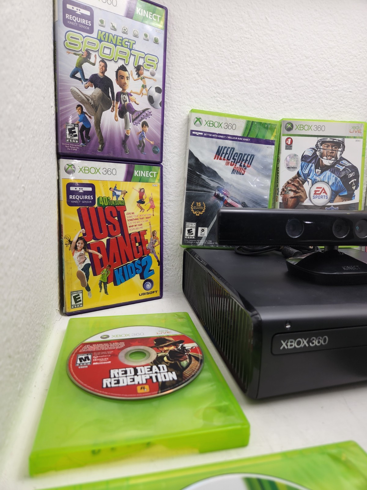 Microsoft xbox 360 slim console w/ kinect bundle – Tested