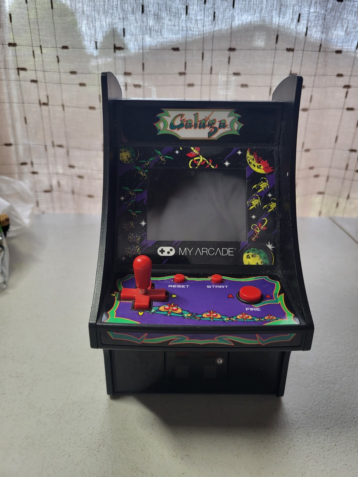 Retro GALAGA My Arcade Mini Arcade Machine Game 2018 TESTED WORKING