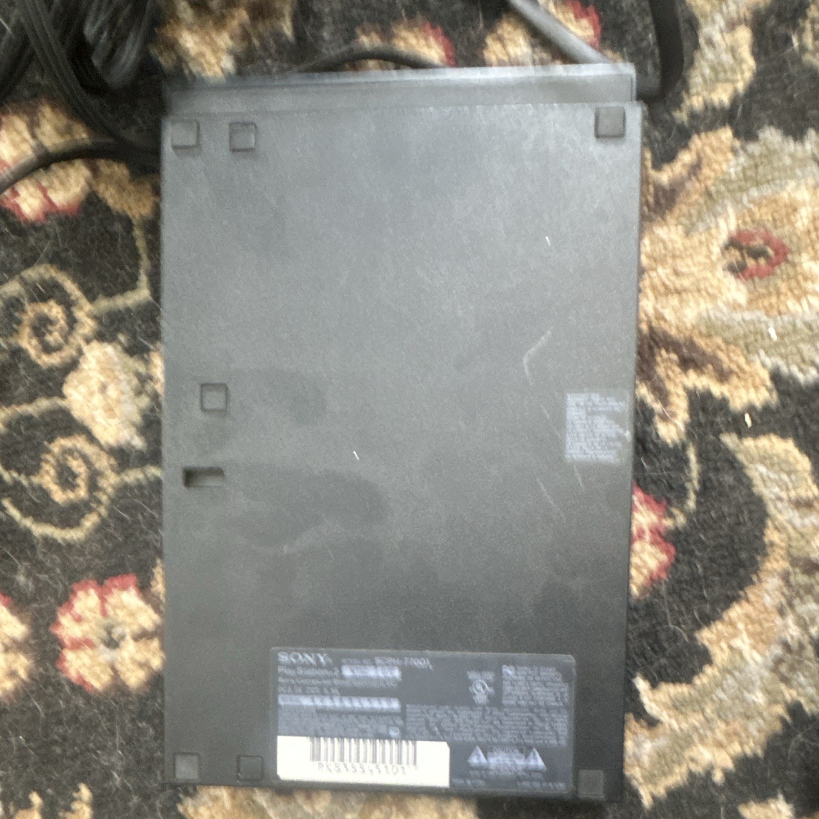 Sony PlayStation 2 Slim PS2 Console Black DVD NTSC-U/C w/ AV Cable SCPH-70012