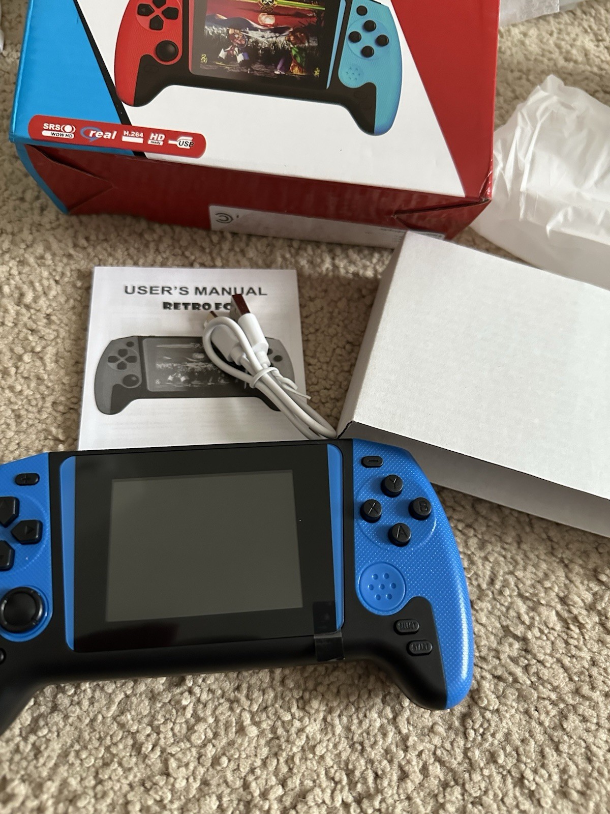 Q21 Handheld Game Console A Portable Retro Gaming Device. New In Box