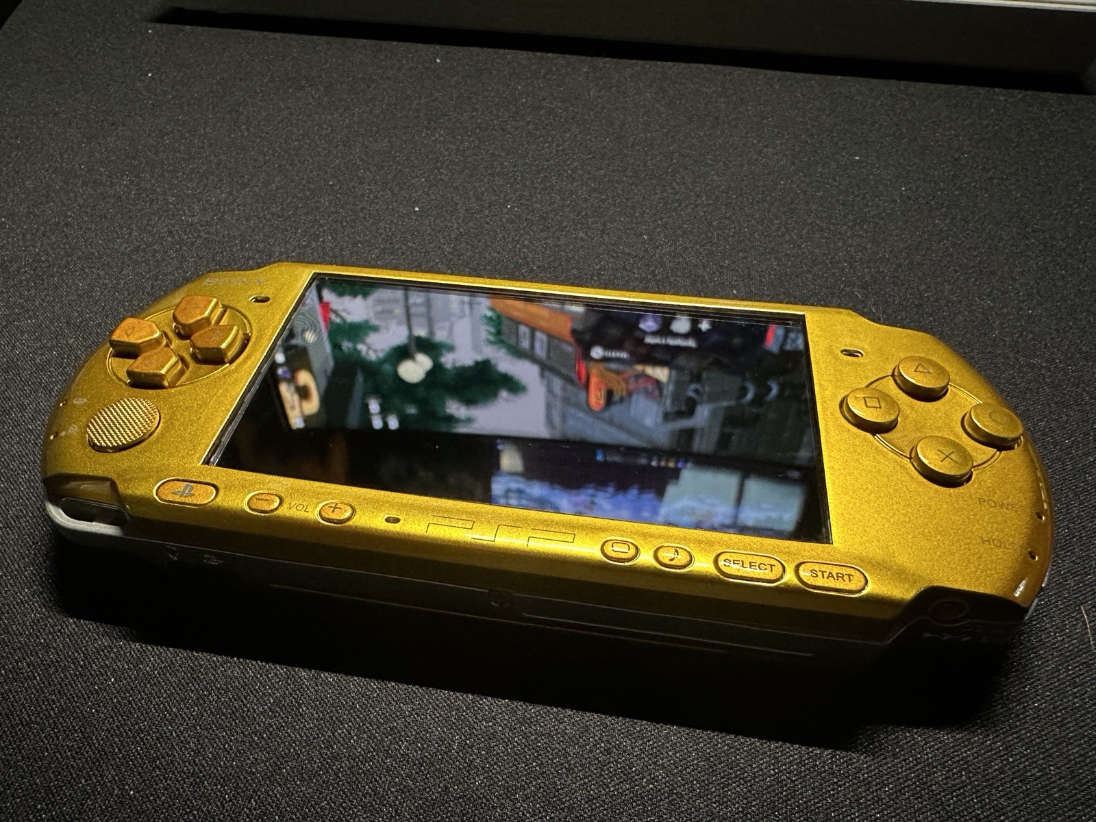 Sony PSP-3000 Gold Handheld Console IPS Screen